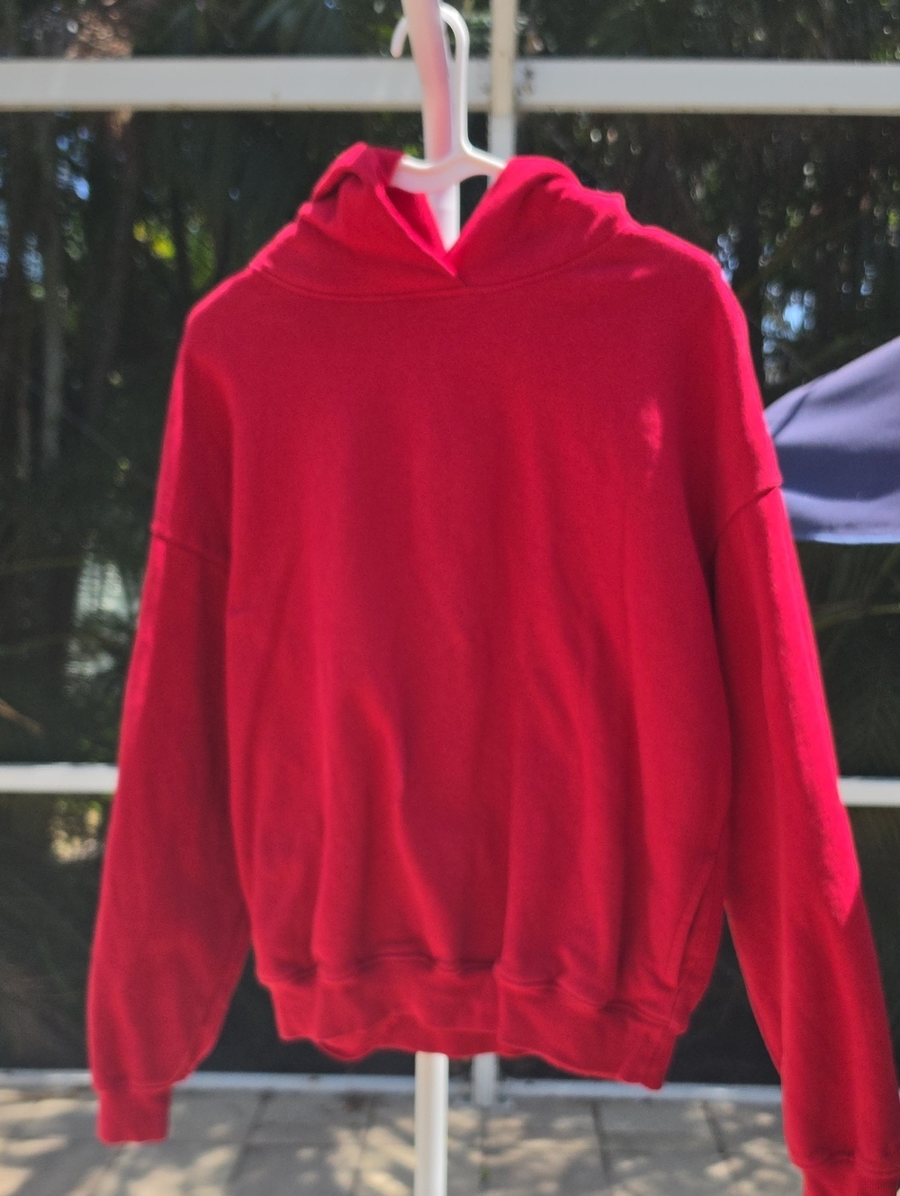 GARAGE Red Pullover Hoodie